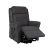 New York Dual Motor Riser Recliner in Graphite Grey